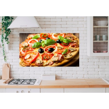 Tablou Canvas Mancare Craiova - Pizza asortata - Persona Design